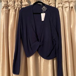 Navy sweater